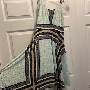 Maurice’s teal patterned dress. Size small. Worn once from a smoke free home.